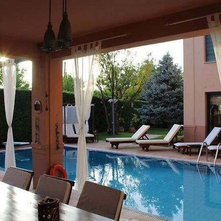 4-Seasons Pool Villa Near Meteora Trikala  Bagian luar foto