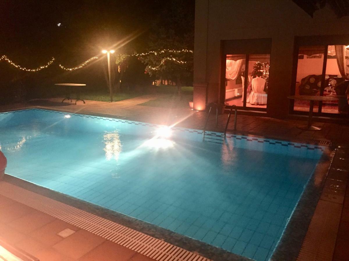4-Seasons Pool Villa Near Meteora Trikala  Bagian luar foto