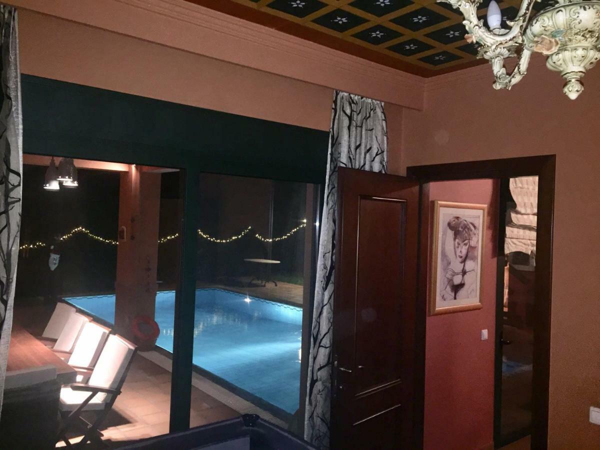 4-Seasons Pool Villa Near Meteora Trikala  Bagian luar foto