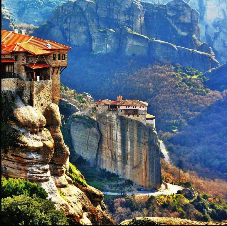 4-Seasons Pool Villa Near Meteora Trikala  Bagian luar foto