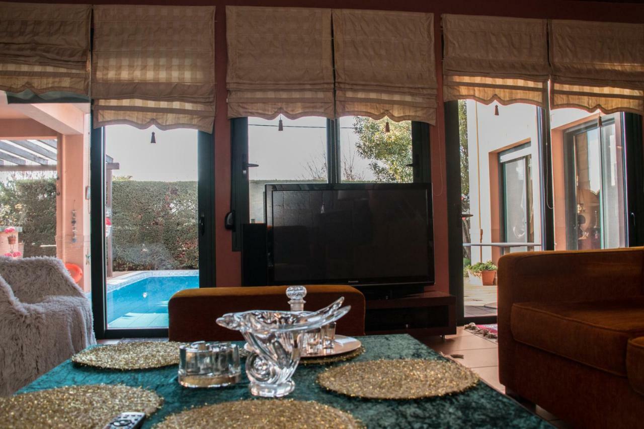 4-Seasons Pool Villa Near Meteora Trikala  Bagian luar foto