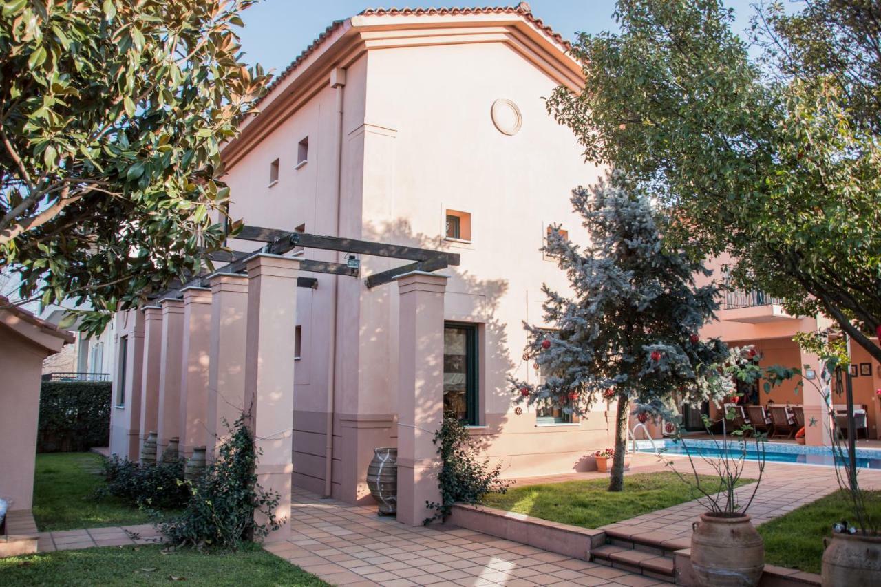 4-Seasons Pool Villa Near Meteora Trikala  Bagian luar foto